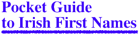 Pocket Guide to Irish First Names